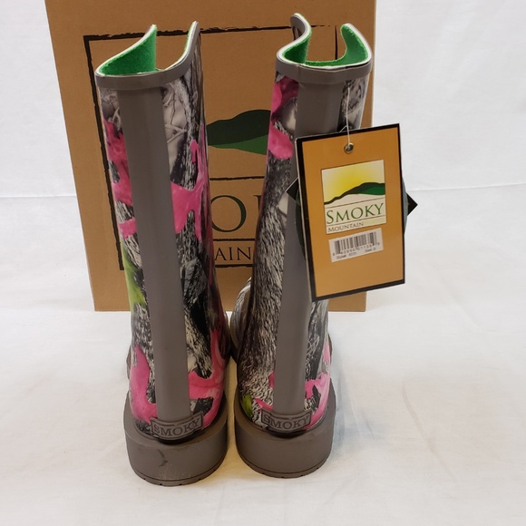Smoky Mountain Ladies Camo Rainboot Wellie Mucker - Picture 6 of 8